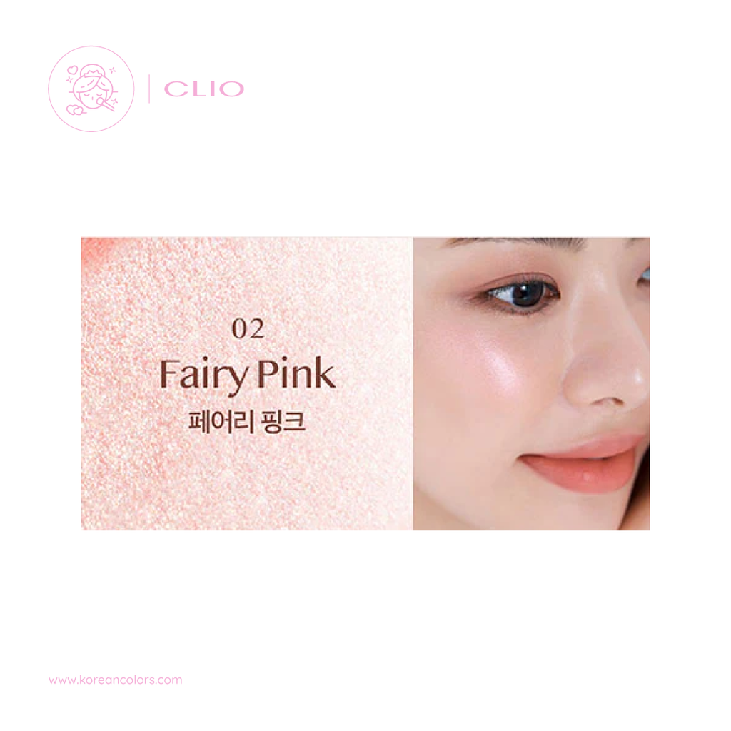 CLIO PRISM Highlighter Iluminador coreano original TONO  gold sheer fairy pink