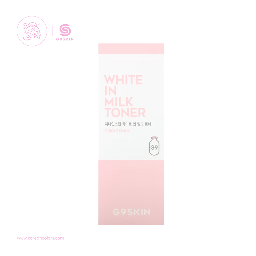G9Skin White In Milk Toner Tónico Coreano con Ácido Hialurónico
