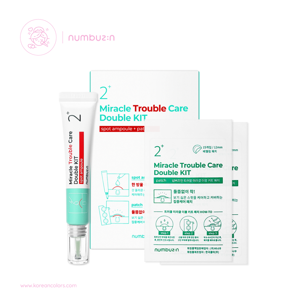 Numbuzin 2 Miracle Trouble Care Double Kit piel con acne
