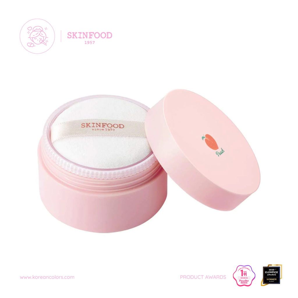 Skinfood Peach Cotton Multi Finish Powder Polvo maquillaje matificante coreano amazon