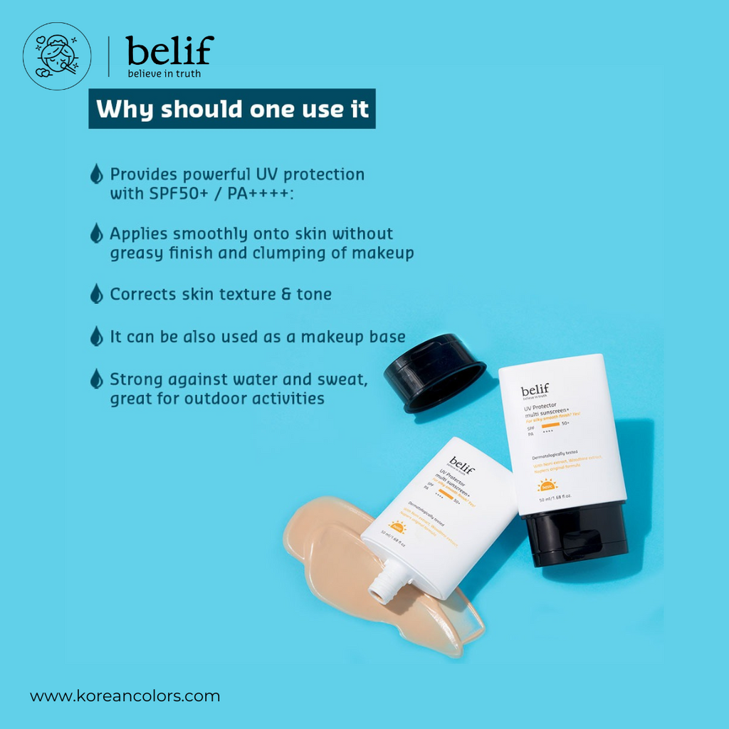 Belif UV protector multi sunscreen+ 50 ml
