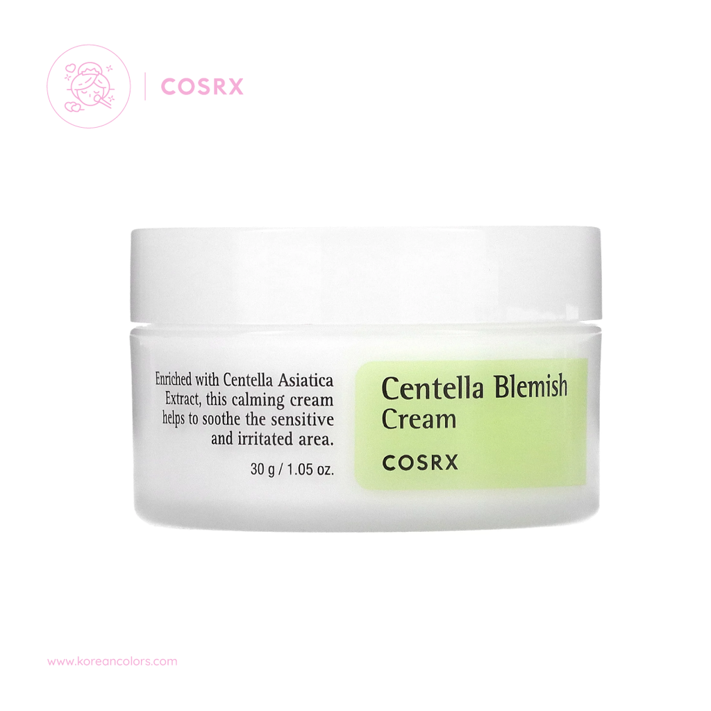 COSRX Centella Blemish Cream 30g Crema relajante piel irritada coreana