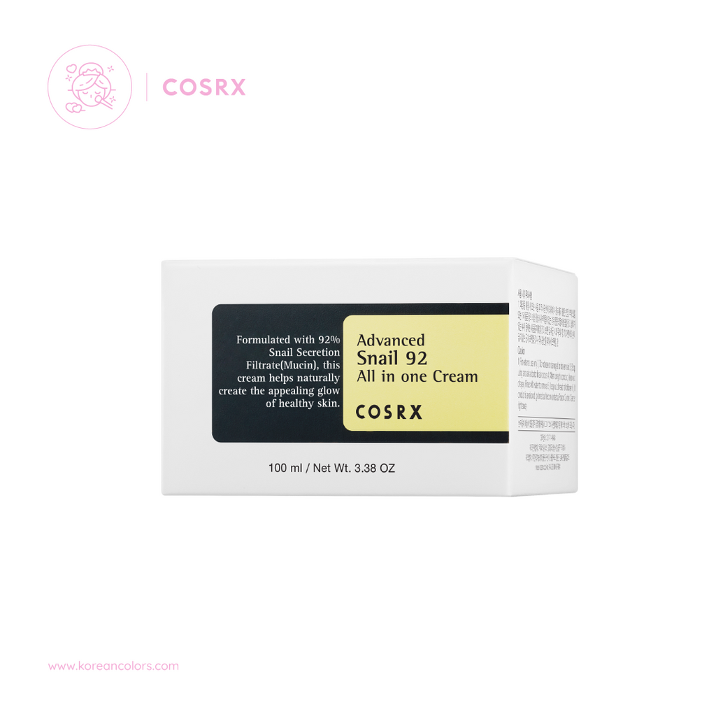 COSRX - Advanced Snail 92 All in one Cream - Baba de caracol 