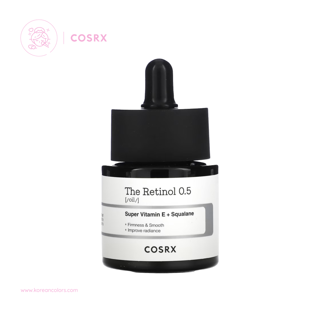 COSRX The Retinol 0.5 Oil Super Vitamin E + Squalane Antienvejecimiento
