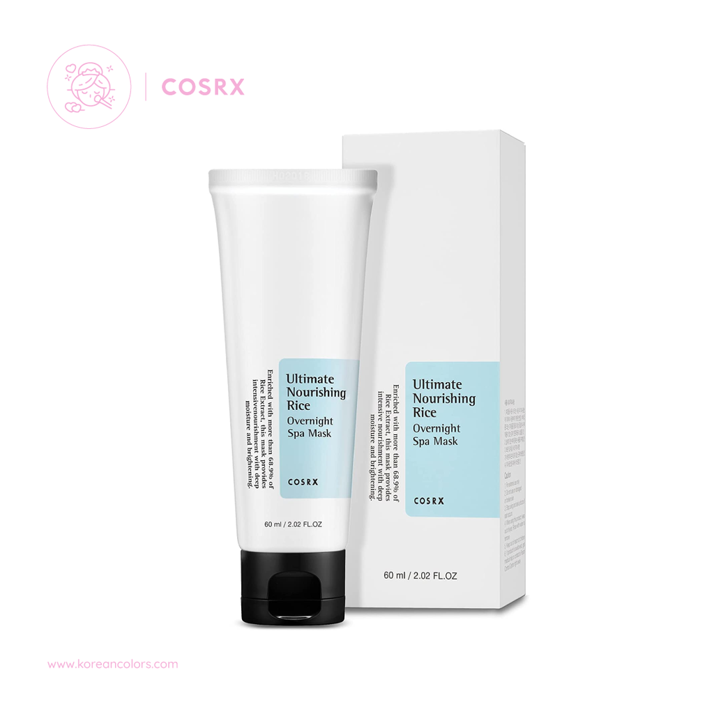 COSRX Ultimate Nourishing Rice Overnight Spa Mask Skincare Coreano 