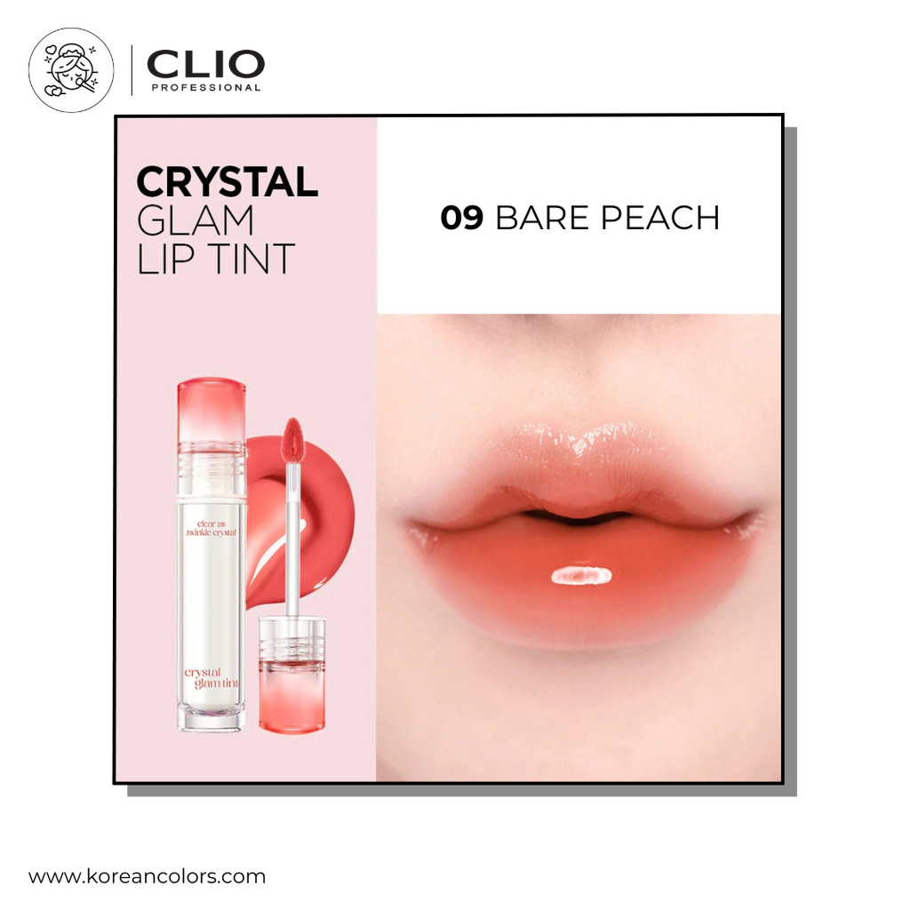 Clio Crystal Glam Tint 3.2g Bare Peach