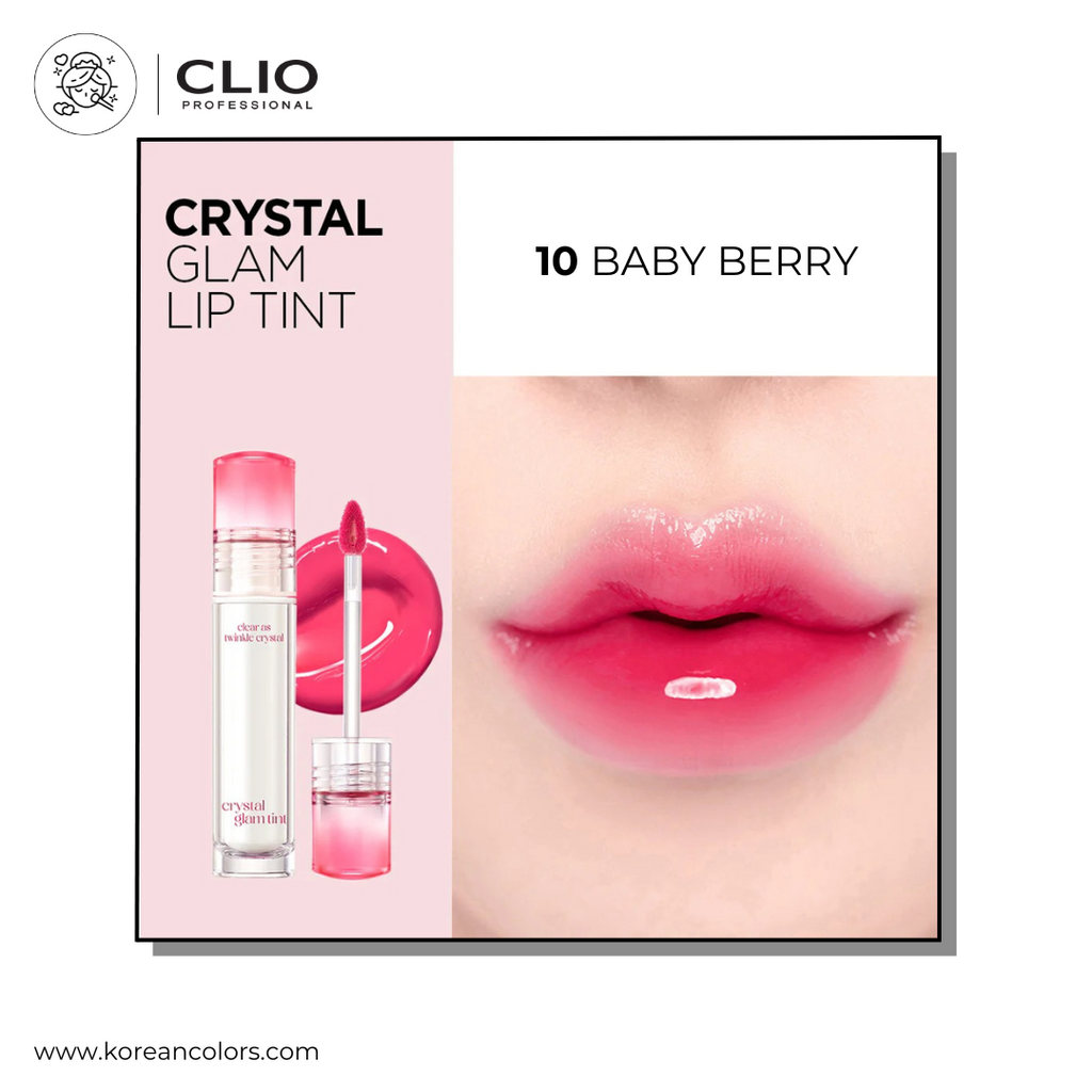 Clio Crystal Glam Tint 3.2g Baby Berry