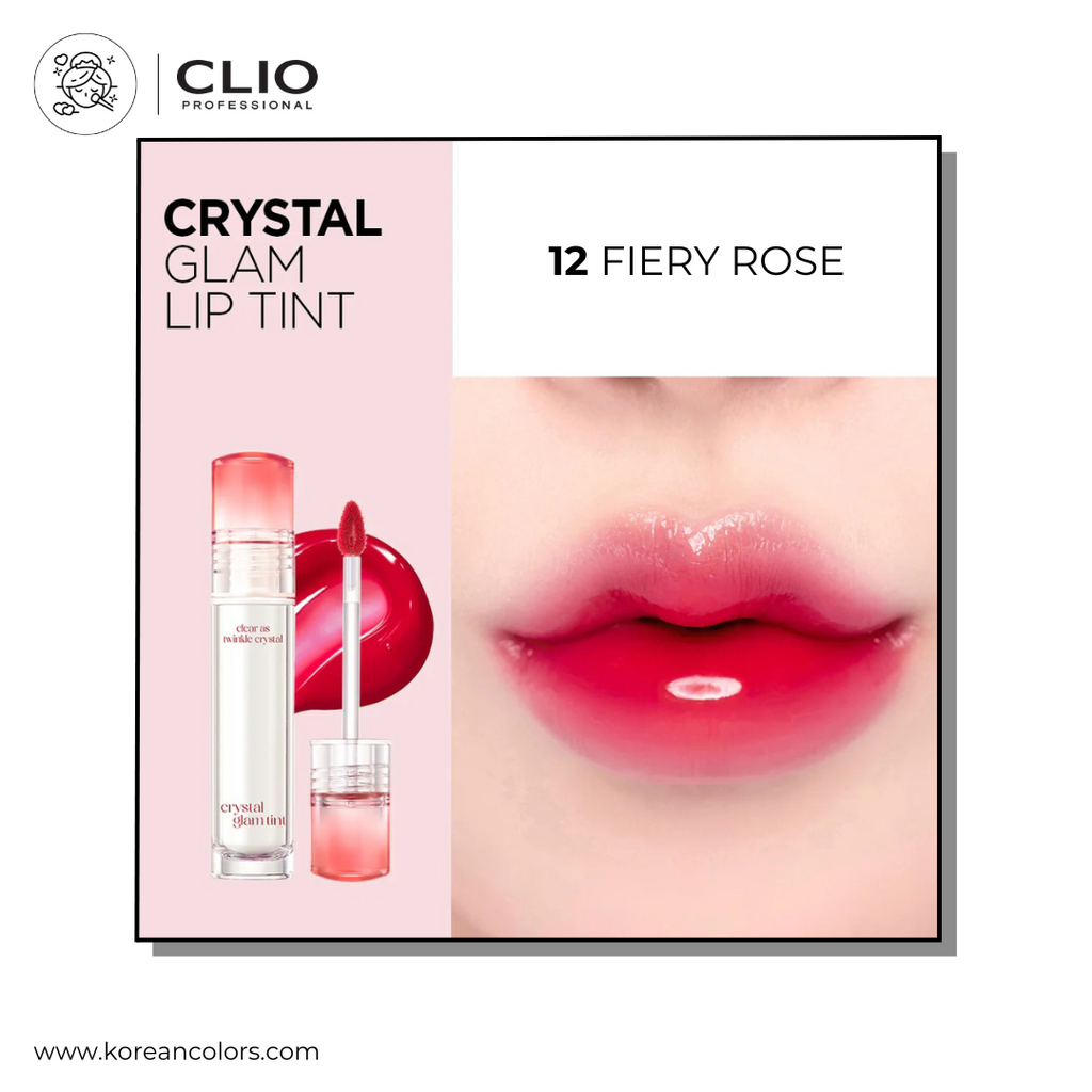 Clio Crystal Glam Tint 3.2g Fiery Rose