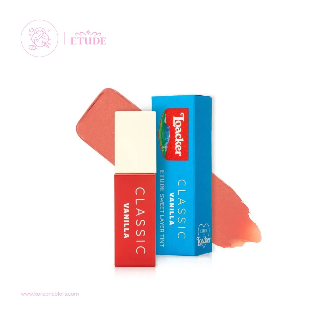 ETUDE X Loacker Sweet Layer Tint Classic Vanilla 4gr Cosmeticos Coreanos