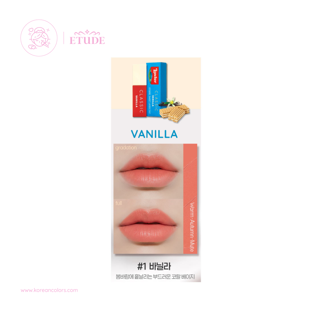 ETUDE X Loacker Sweet Layer Tint Classic Vanilla 4gr mercadolibre amazon