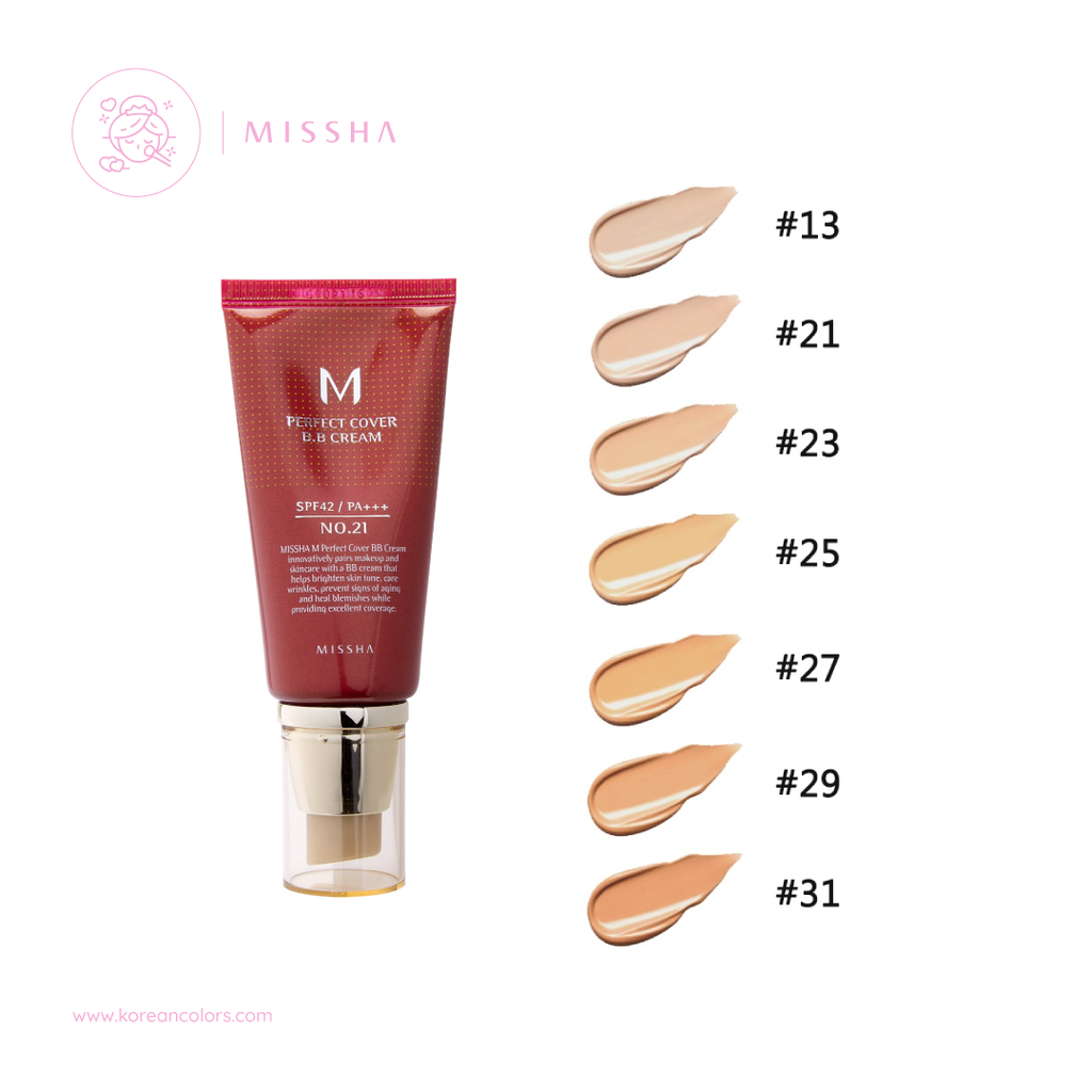 Missha M Perfect Cover B.B. Cream SPF 42 mercadolibre original