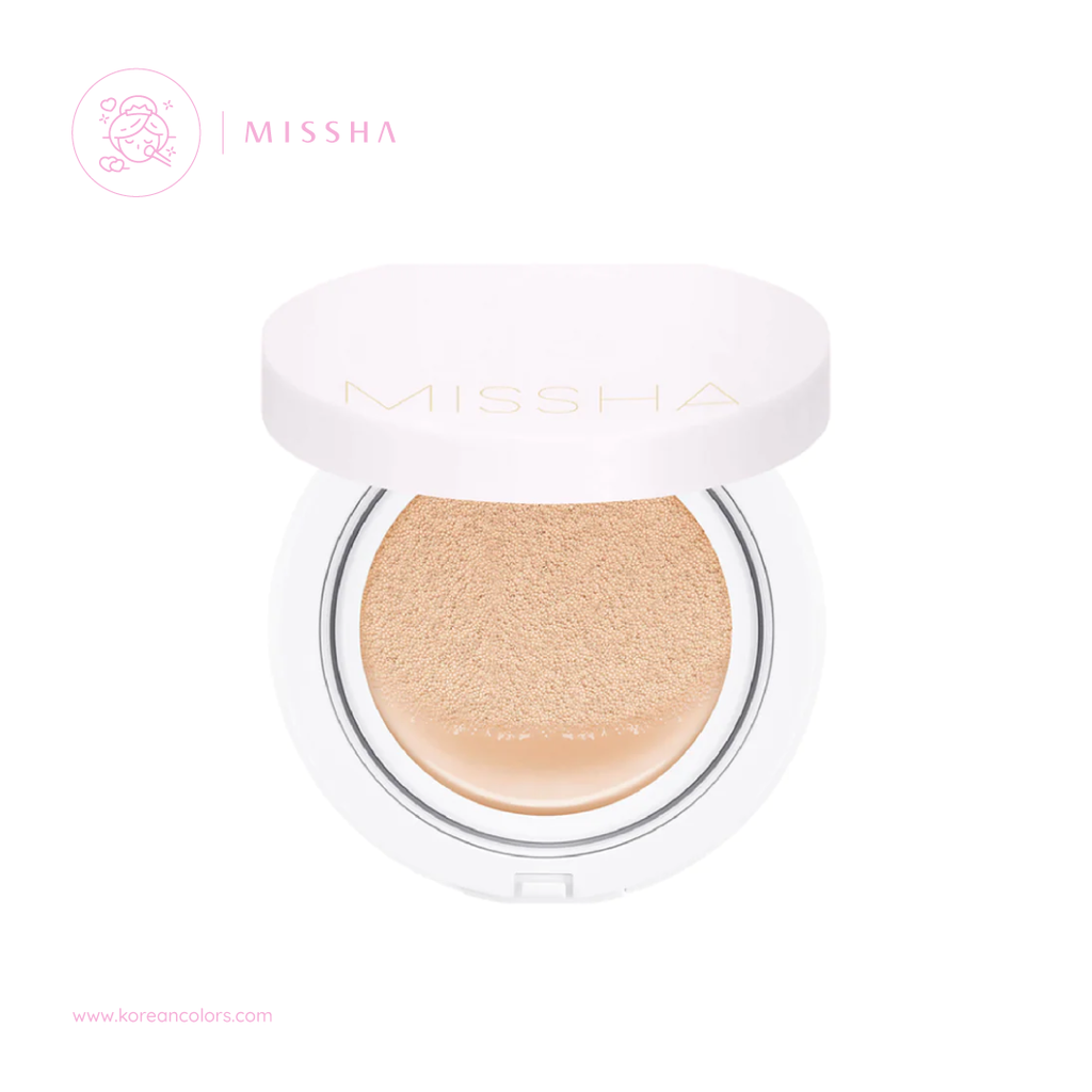 Missha Magic Cushion Cover Lasting Base de maquillaje coreana