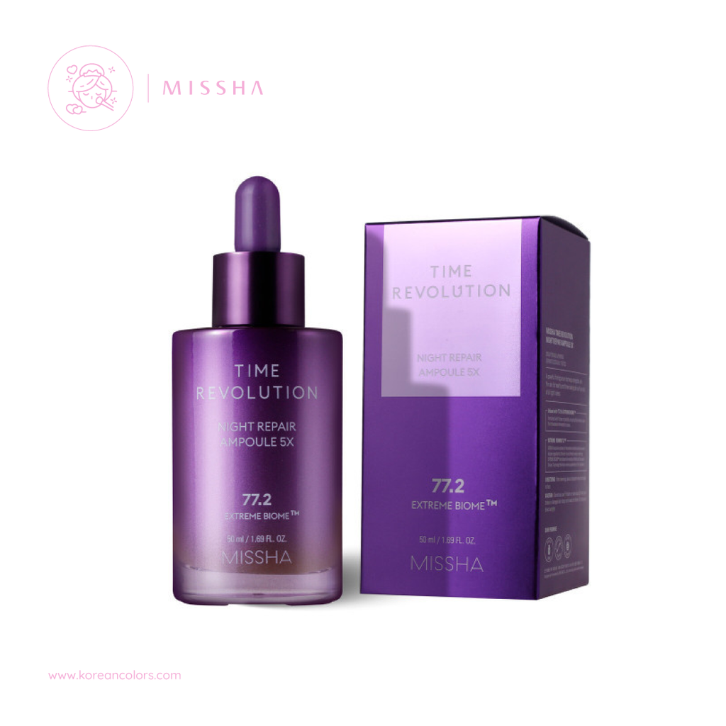 Missha Time Revolution Night Repair Ampoule serum coreano antiedad