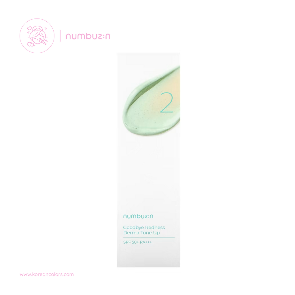 Numbuzin 2 Goodbye Redness Derma Tone Up original mercadolibre cosmetics