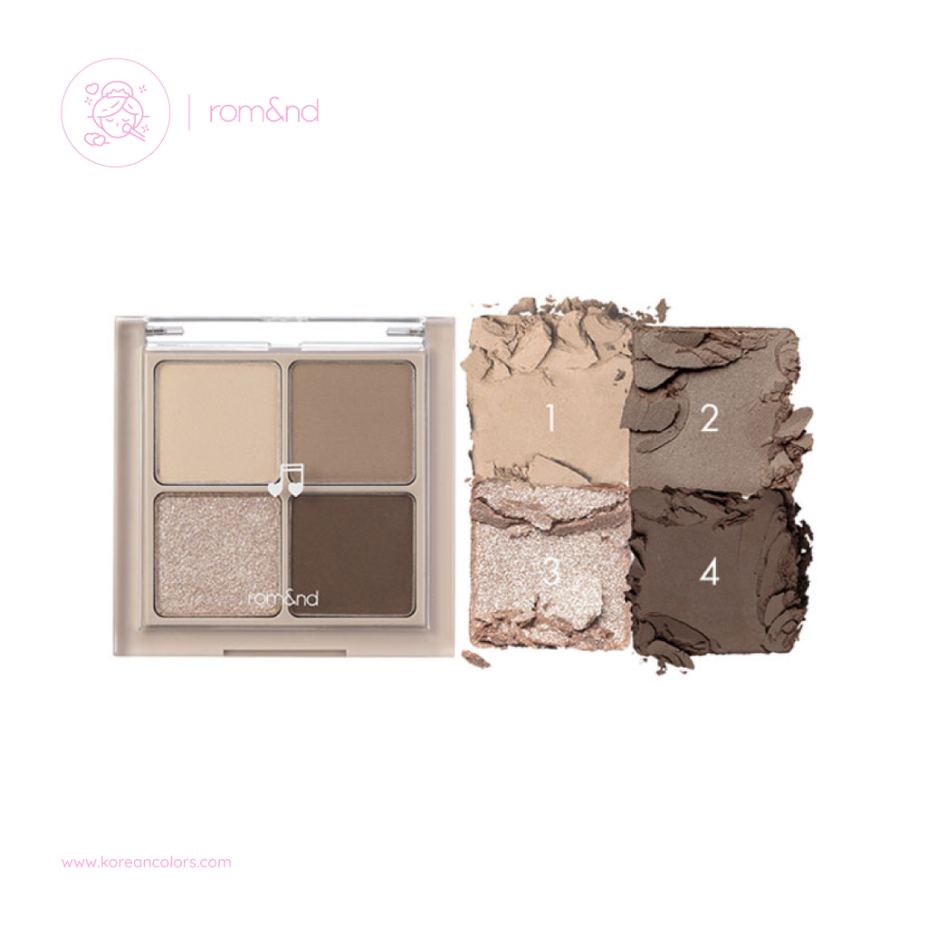 Rom&nd Better Than Eyes M02 Dry Buckwheat Flower paleta de maquillaje coreana mercadolibre
