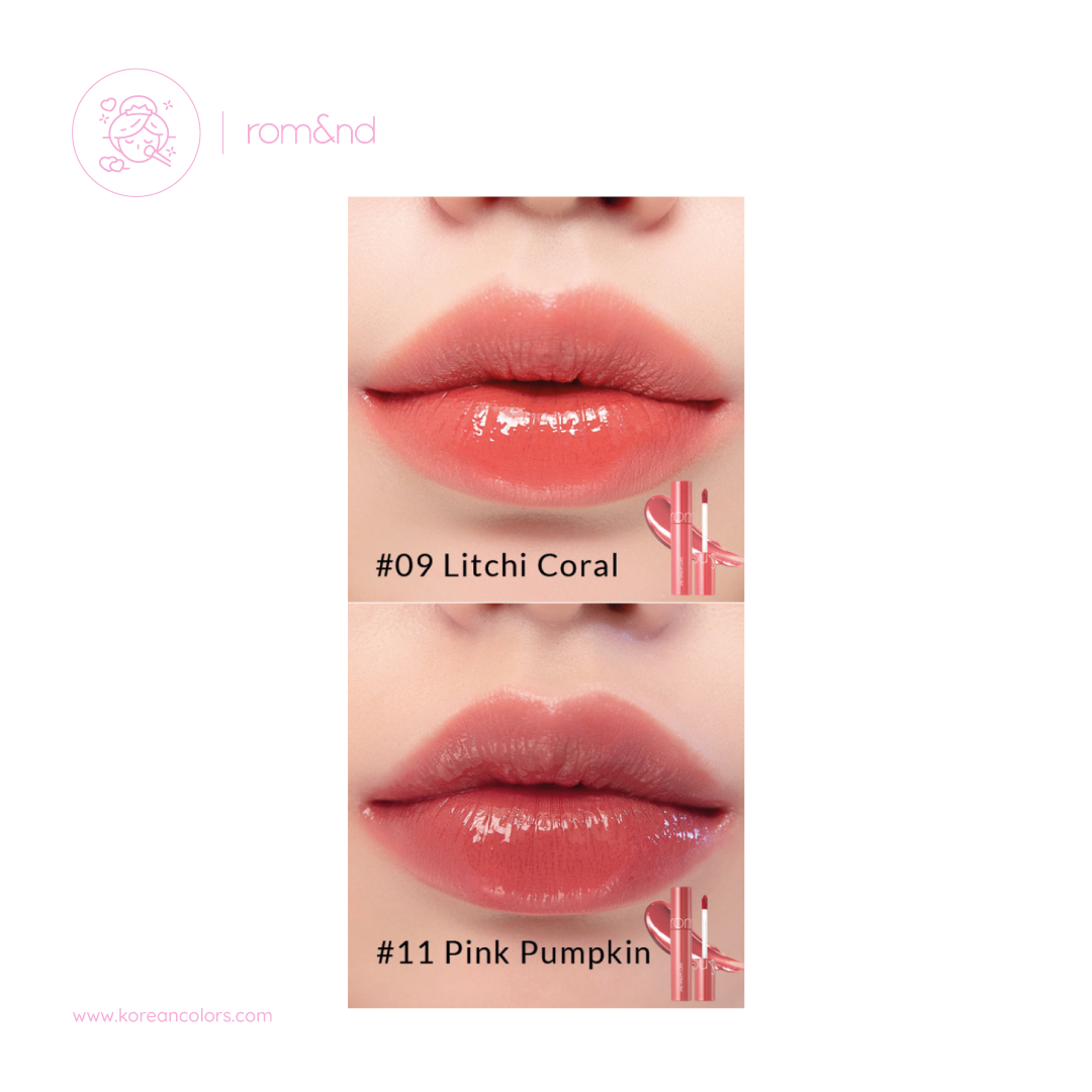 Rom&nd Juicy Lasting Tint Gloss para Labios – Korean Colors