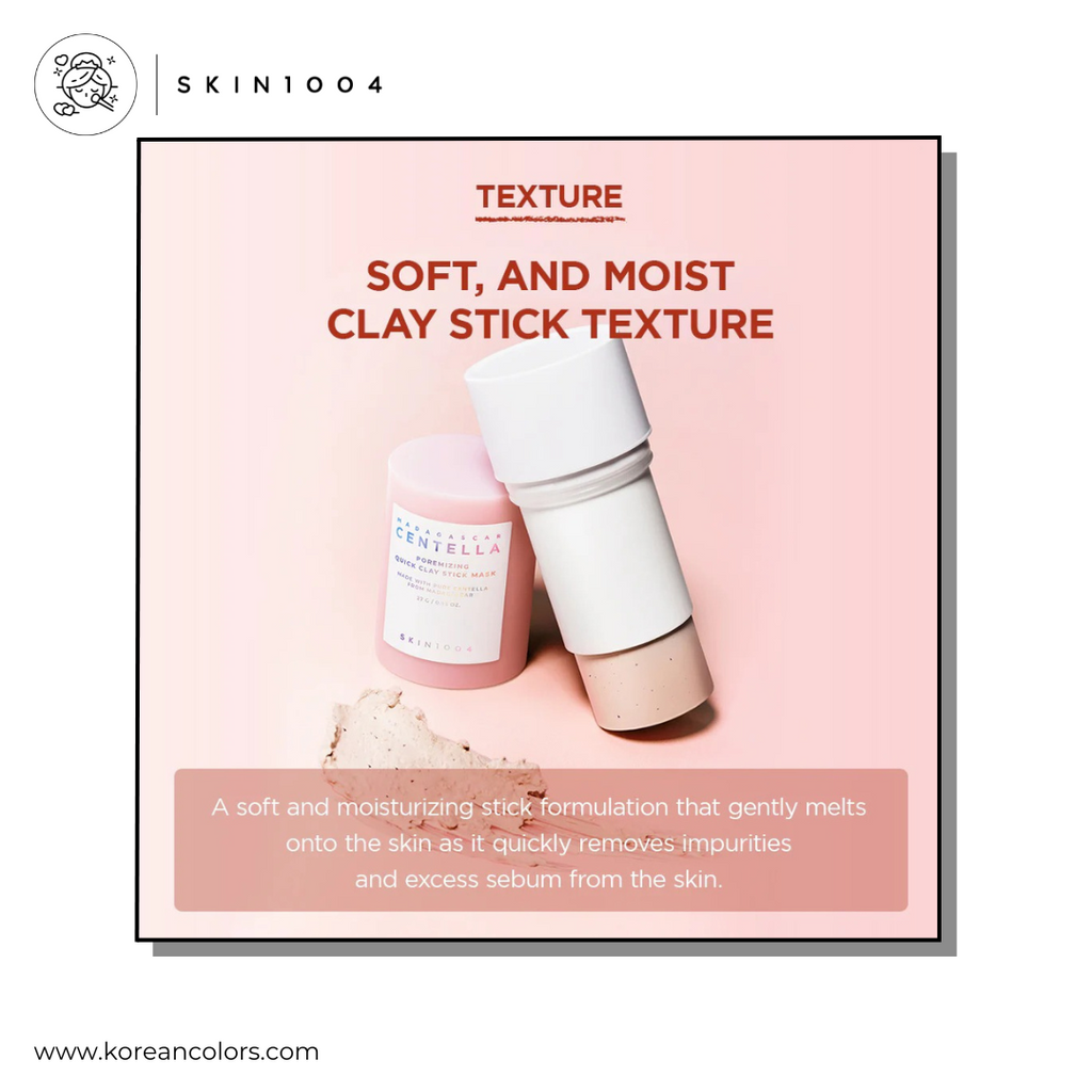 Madagascar Centella Poremizing Quick Clay Stick Mask 27g
